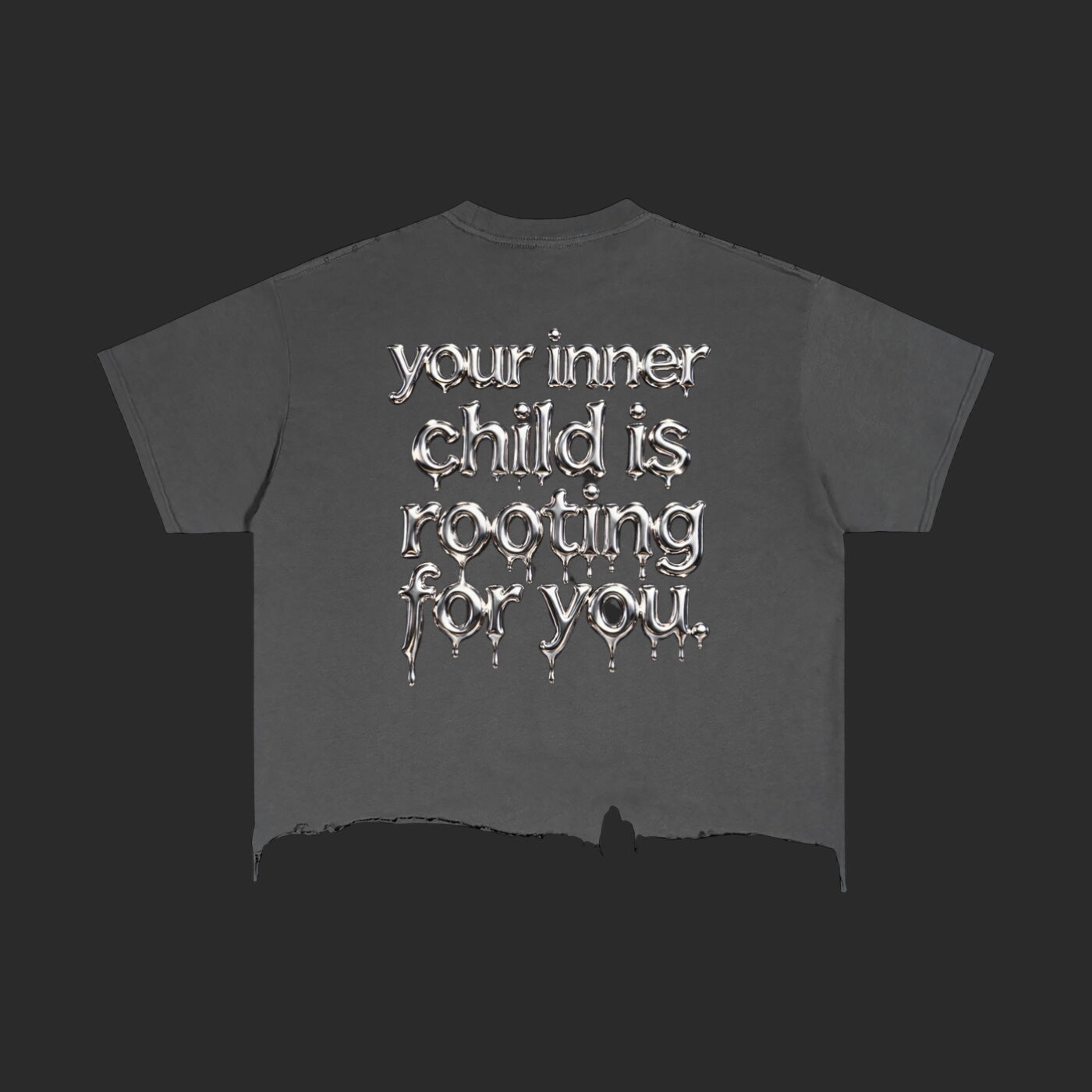 Vintage Wash Boxy Distressed Drip T