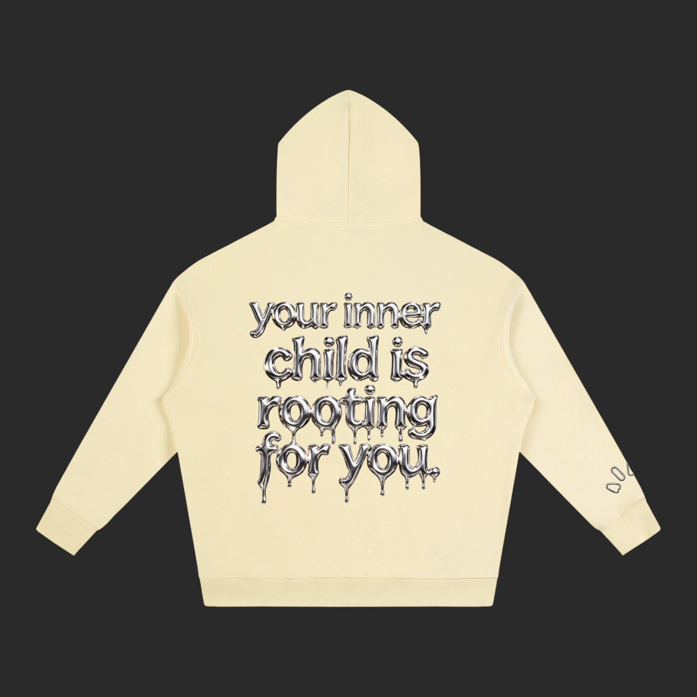 Oversize Fleeced Drip Hoodie