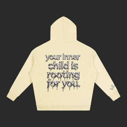 Oversize Fleeced Drip Hoodie