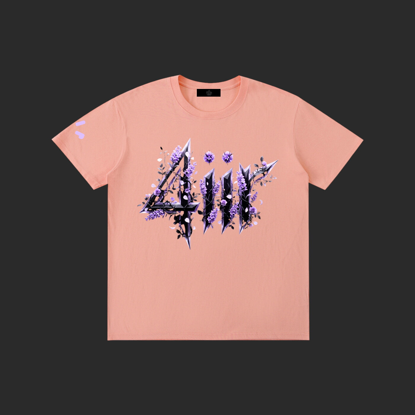 Purple Floral 4iir T