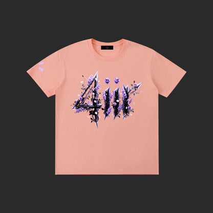 Purple Floral 4iir T