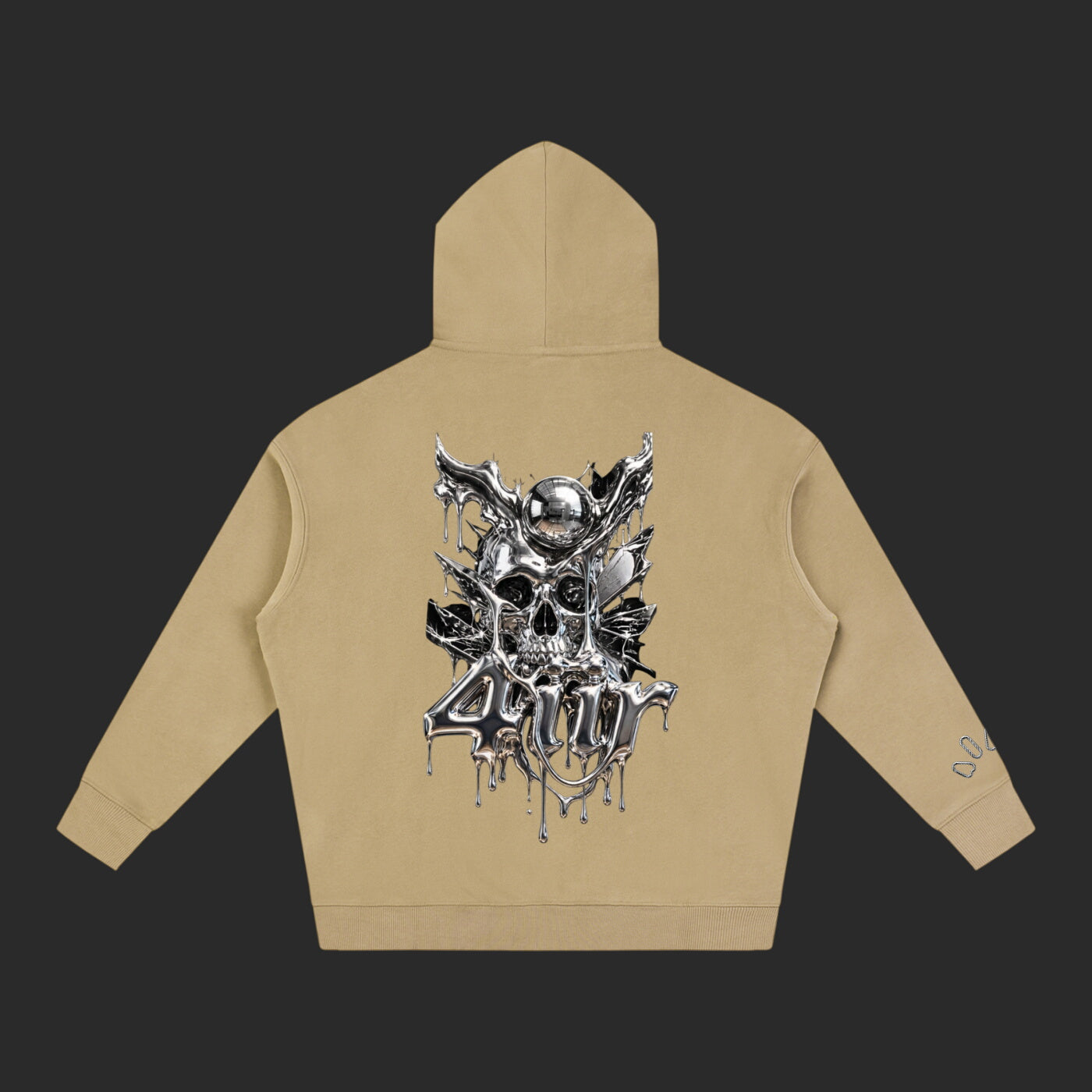 Oversize Fleeced Drip Hoodie
