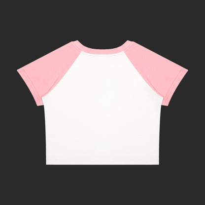 Melt My Heart Crop Block Baby T