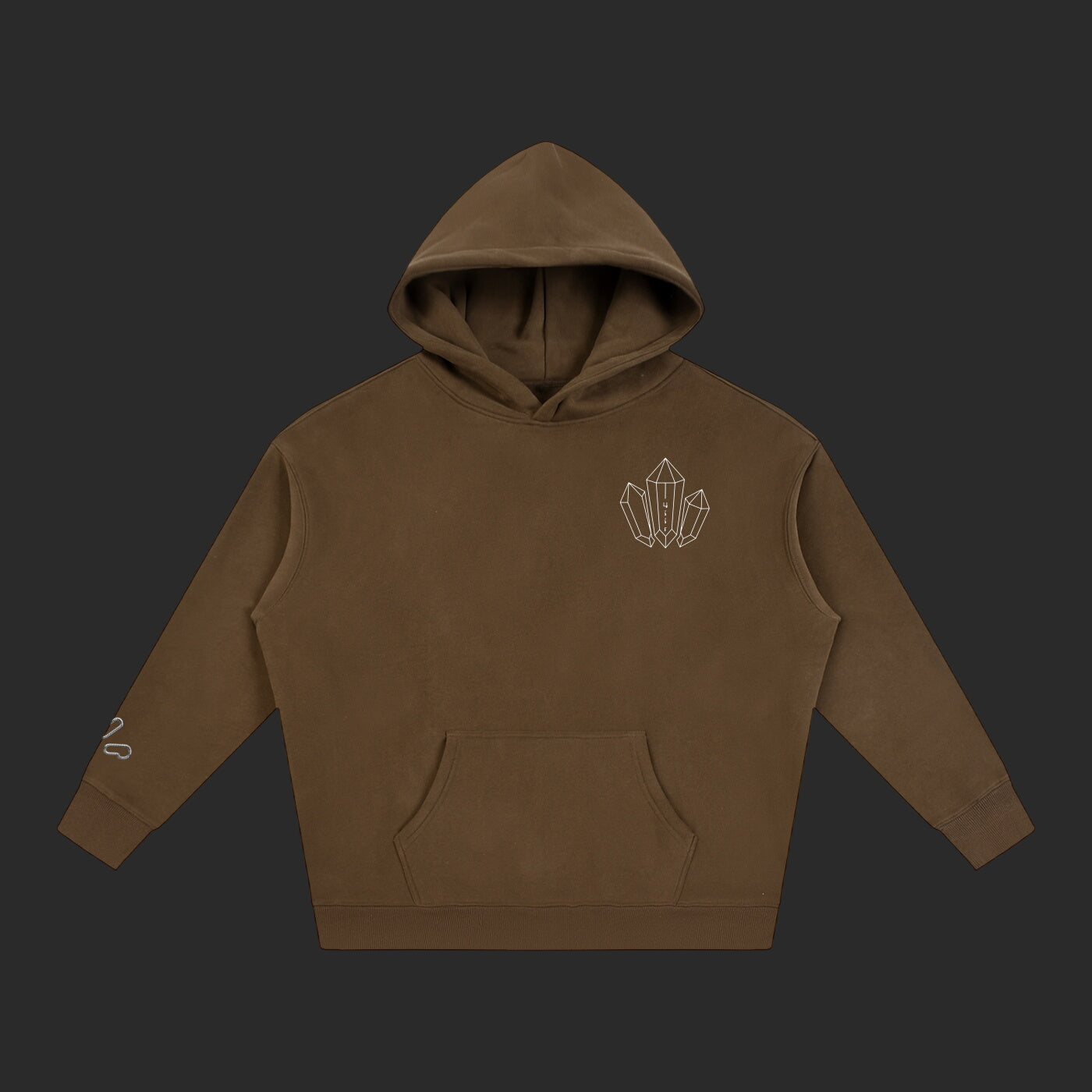 Oversize Fleeced Drip Hoodie