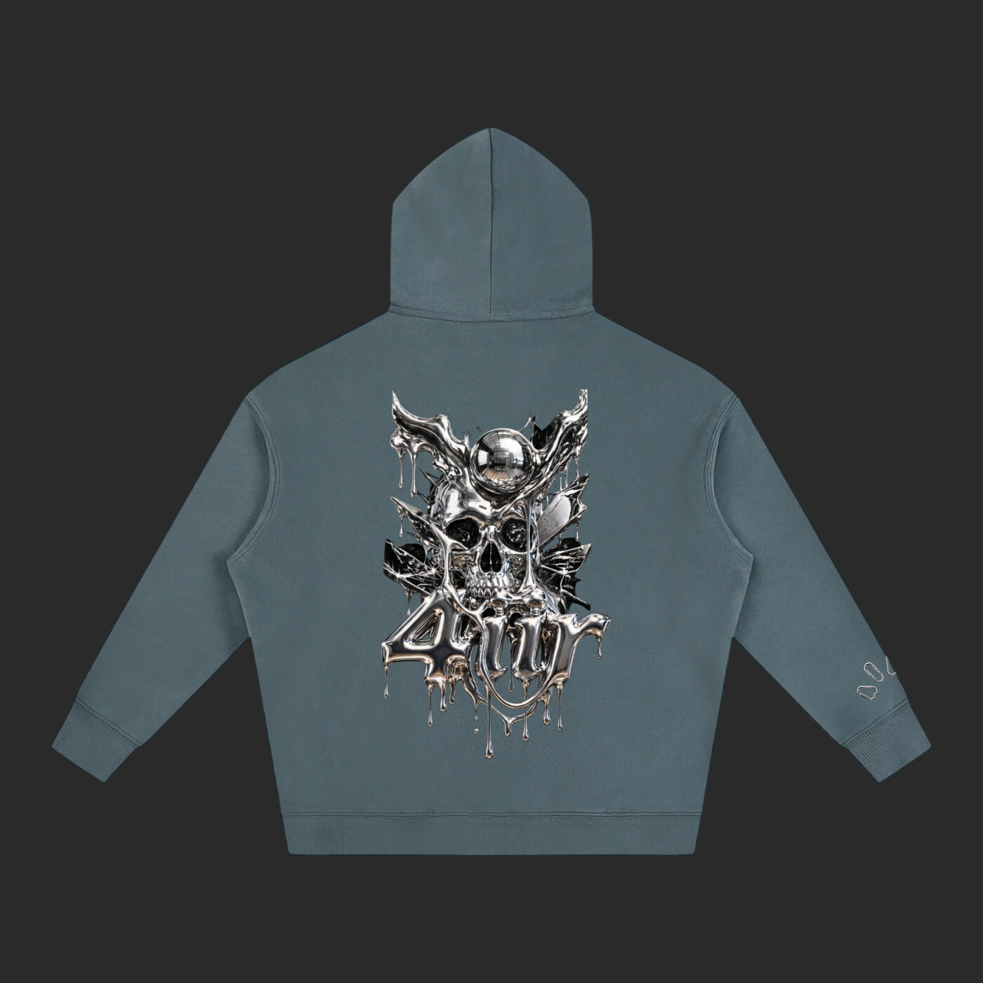 Oversize Fleeced Drip Hoodie