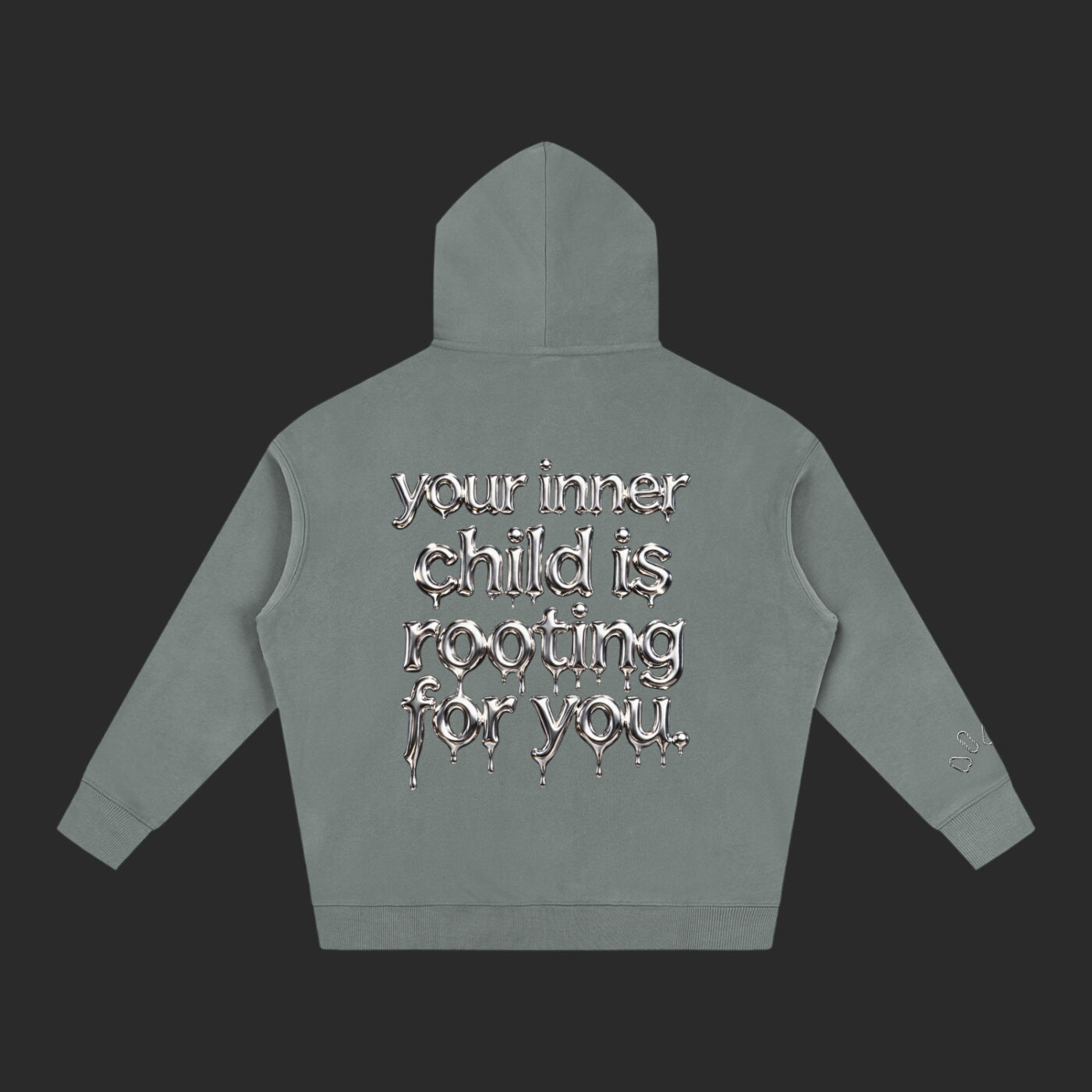 Oversize Fleeced Drip Hoodie