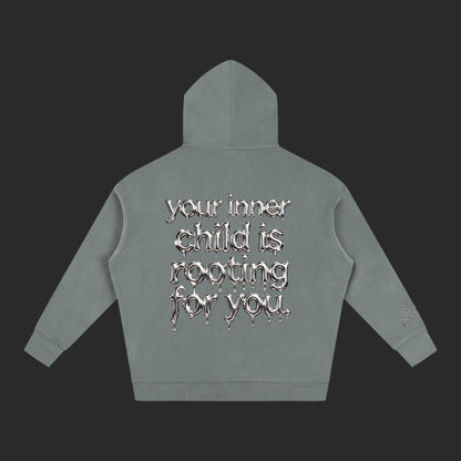 Oversize Fleeced Drip Hoodie
