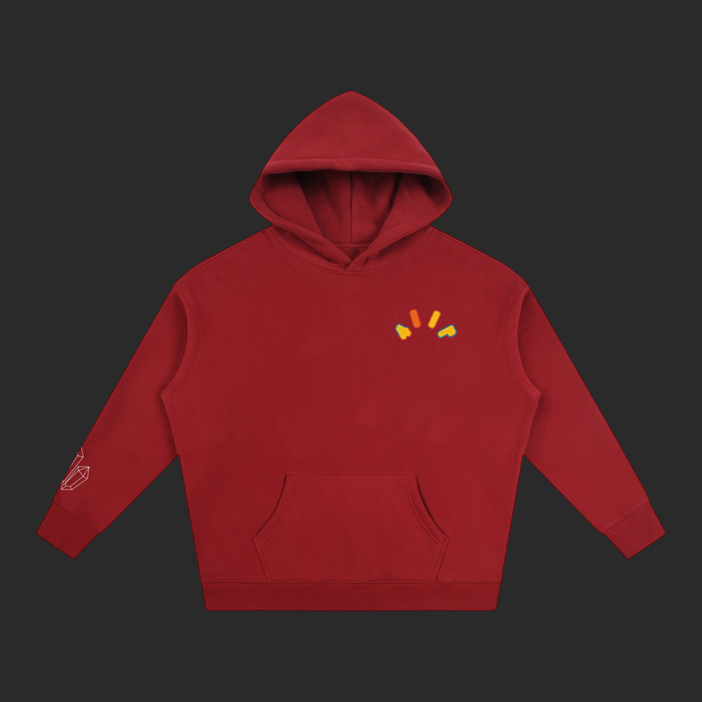 Crystal - Lava Hoodie