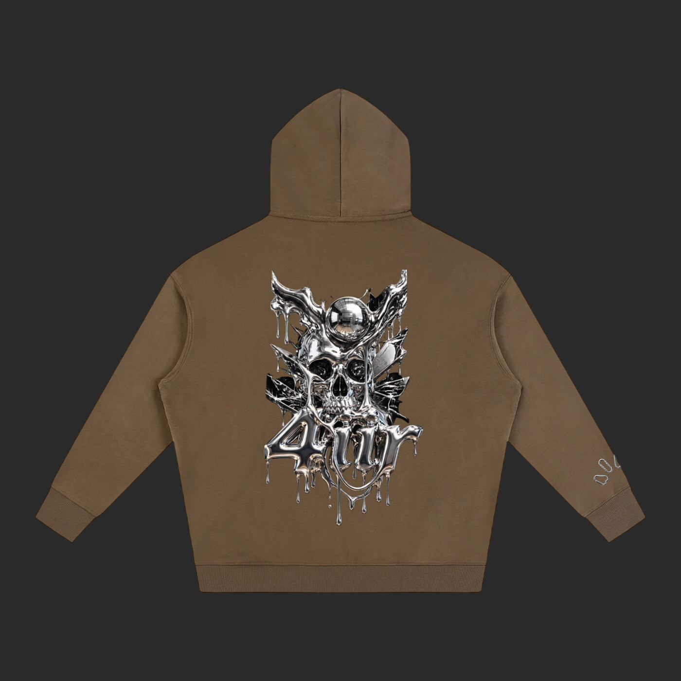 Oversize Fleeced Drip Hoodie