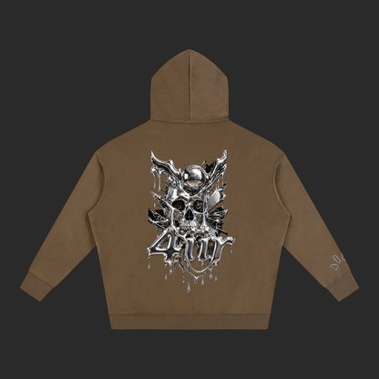 Oversize Fleeced Drip Hoodie