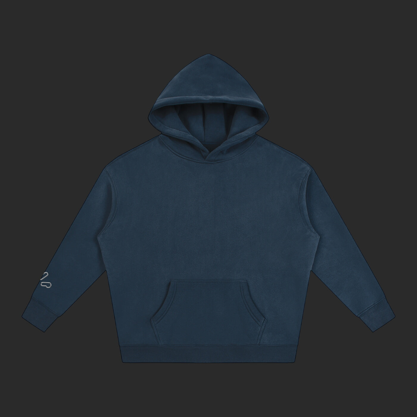 Oversize Fleeced Drip Hoodie
