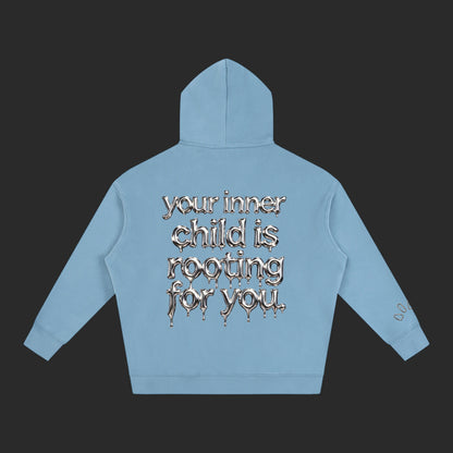 Oversize Fleeced Drip Hoodie