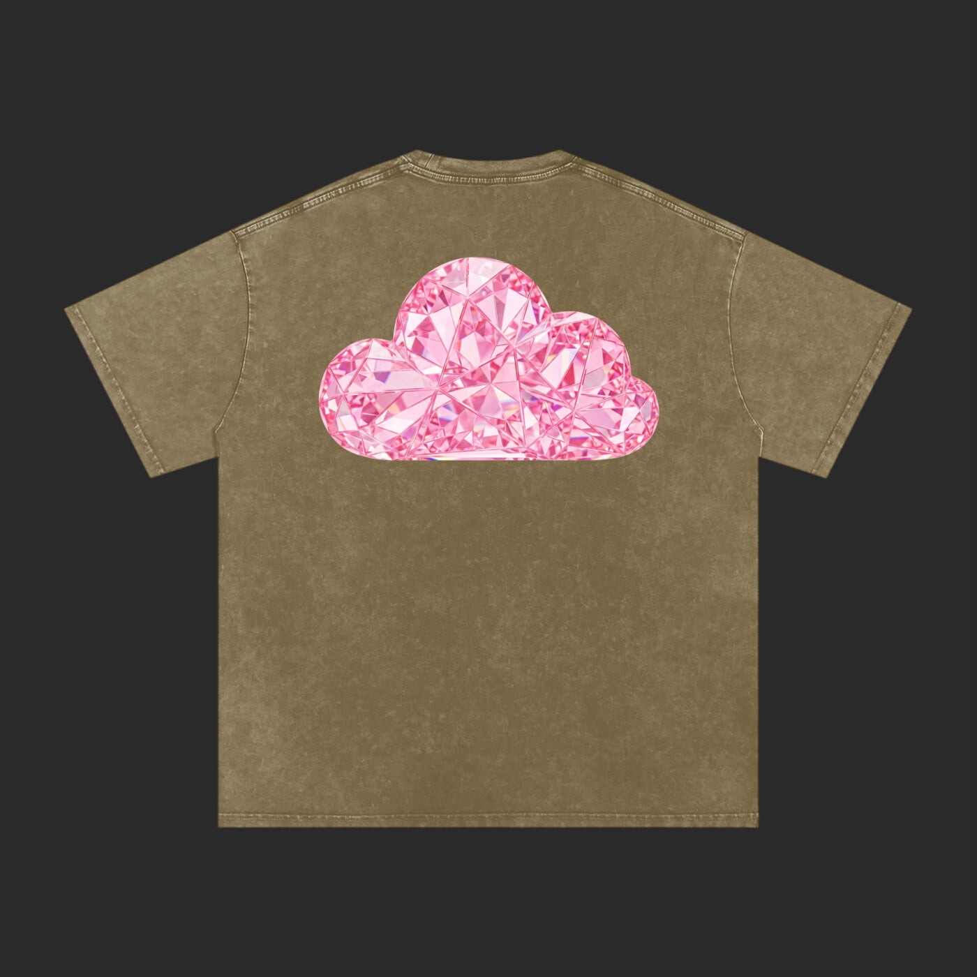 Pink Cloud Washed T