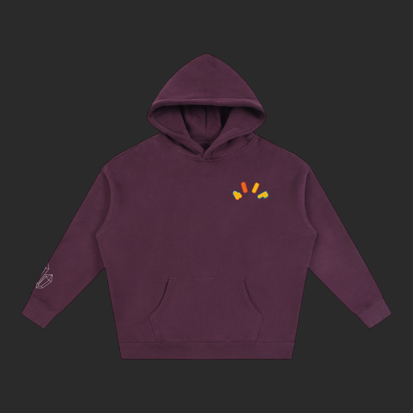 Crystal - Lava Hoodie