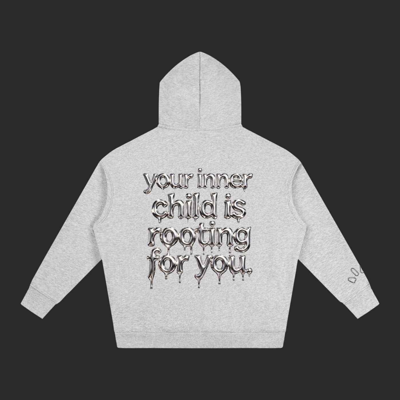 Oversize Fleeced Drip Hoodie
