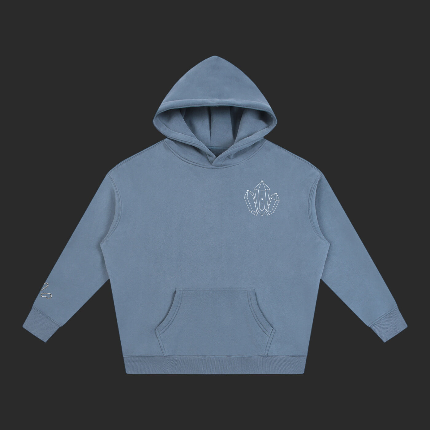 Oversize Fleeced Drip Hoodie