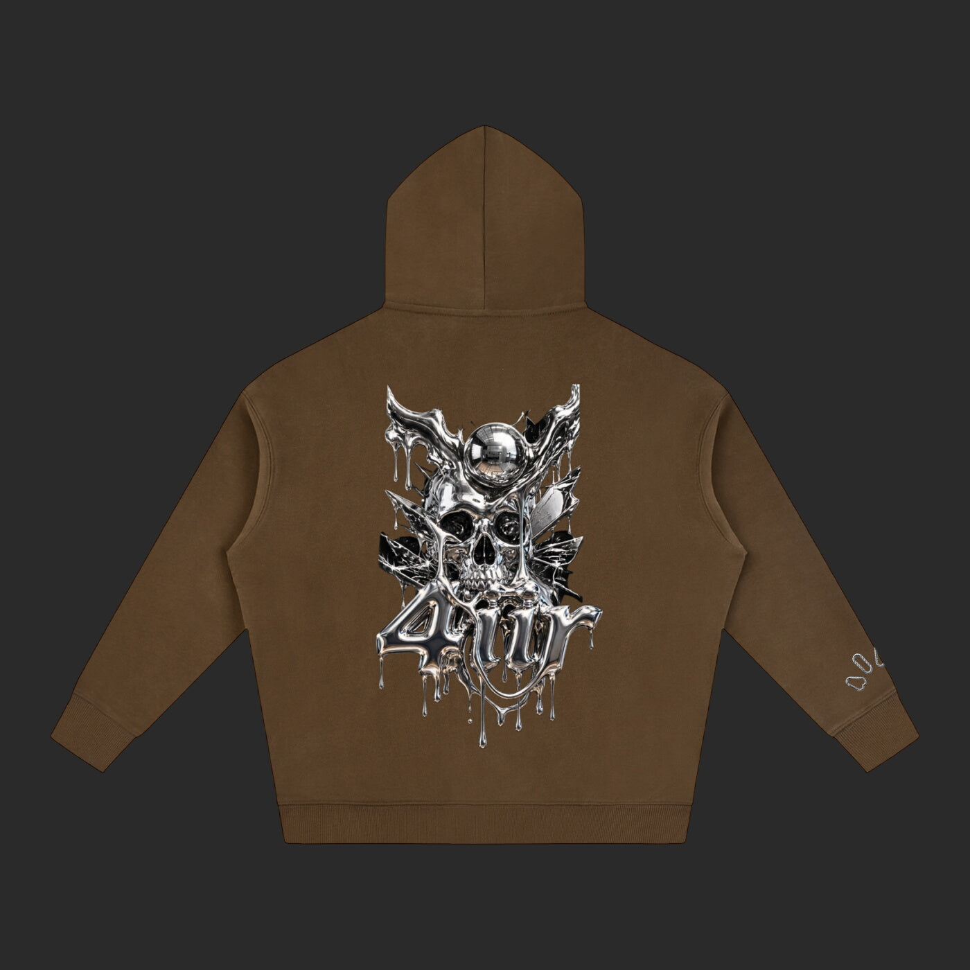 Oversize Fleeced Drip Hoodie