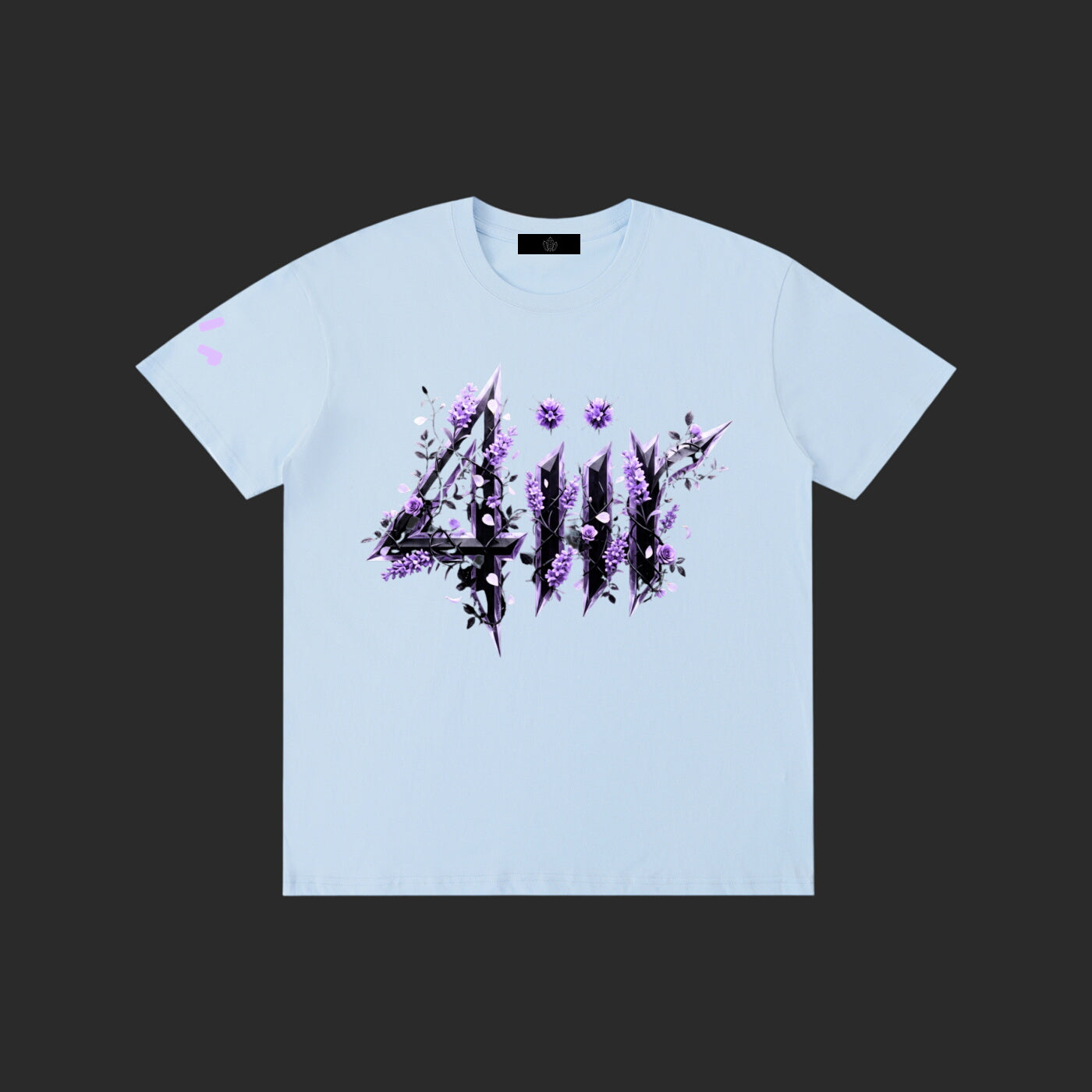 Purple Floral 4iir T