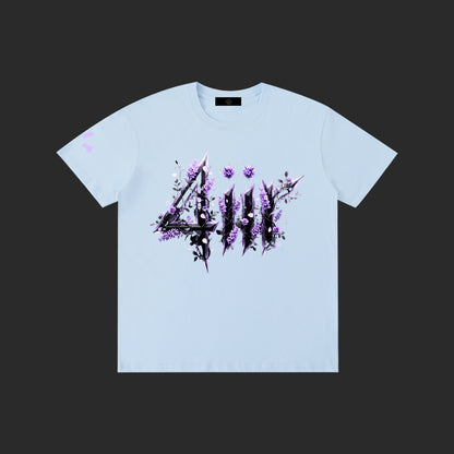 Purple Floral 4iir T