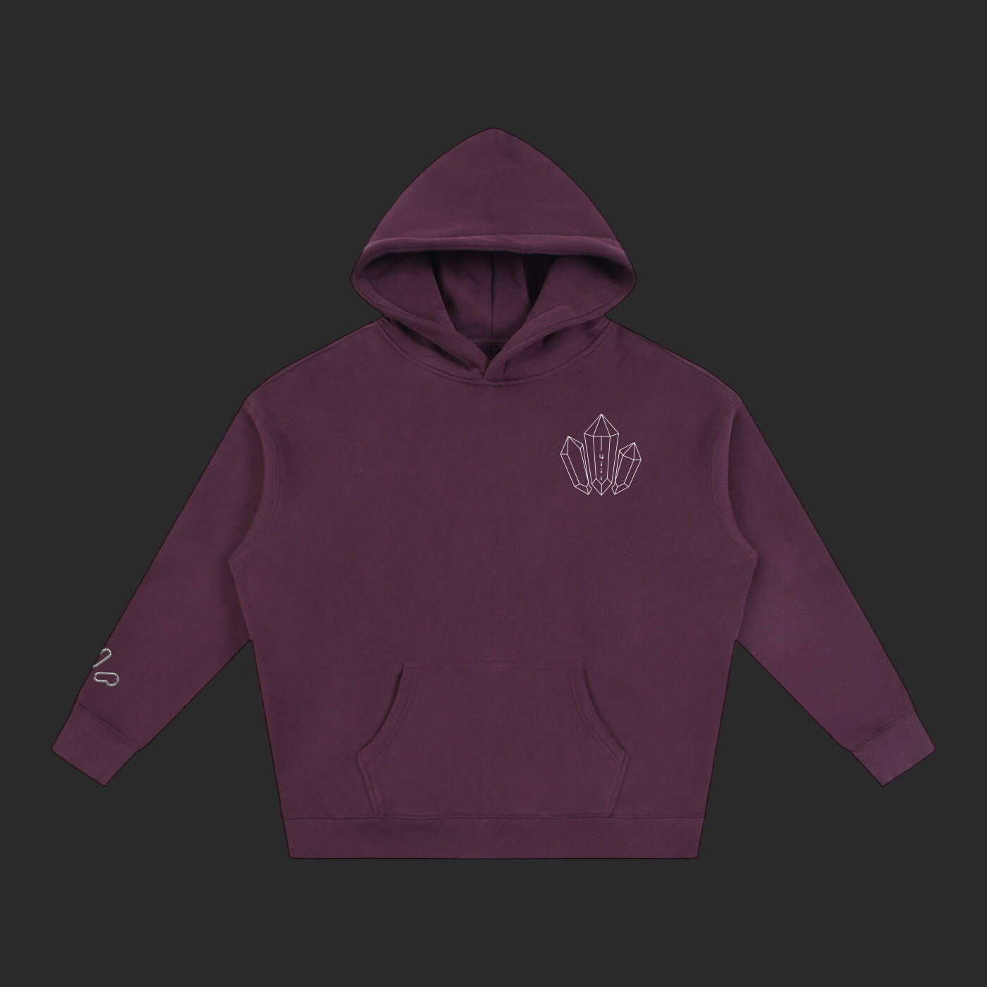 Oversize Fleeced Drip Hoodie
