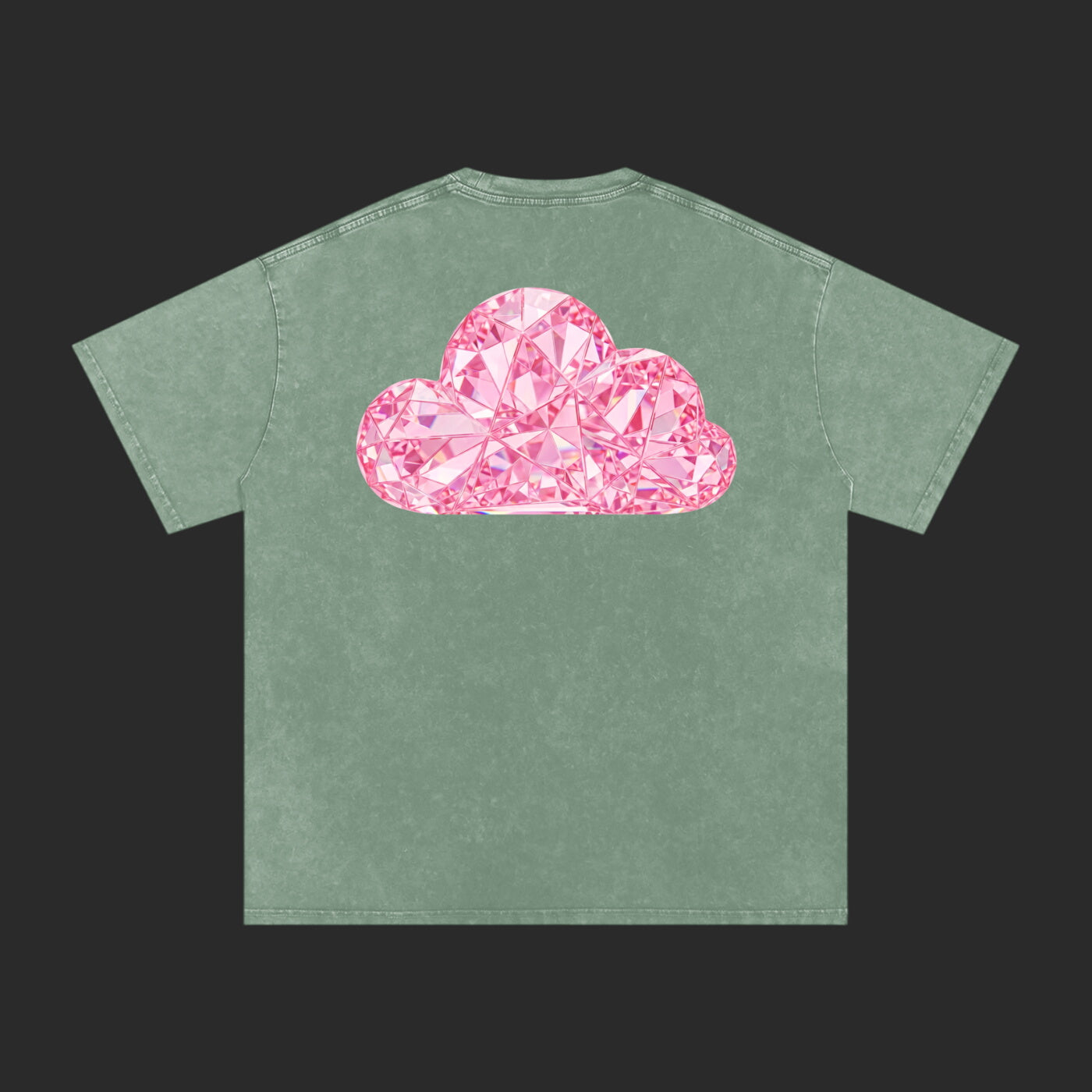 Pink Cloud Washed T