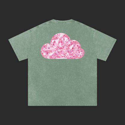 Pink Cloud Washed T