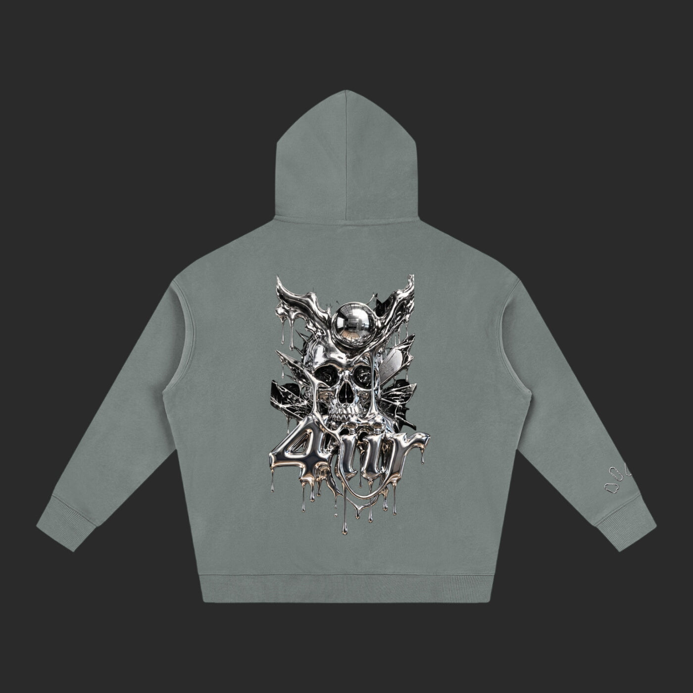 Oversize Fleeced Drip Hoodie