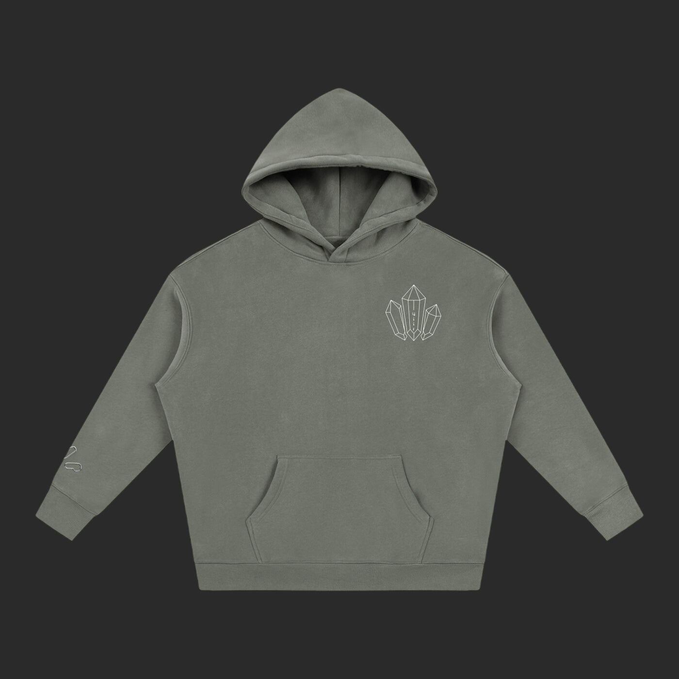 Oversize Fleeced Drip Hoodie