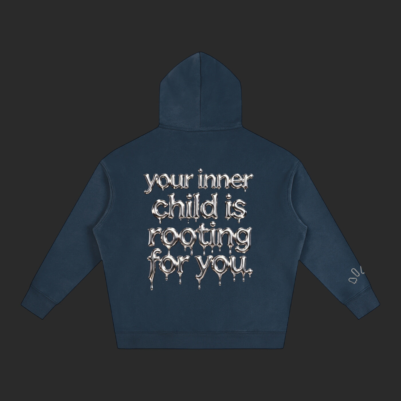 Oversize Fleeced Drip Hoodie