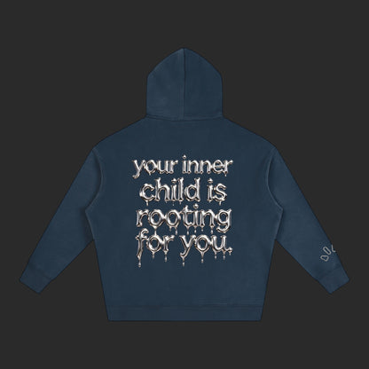 Oversize Fleeced Drip Hoodie
