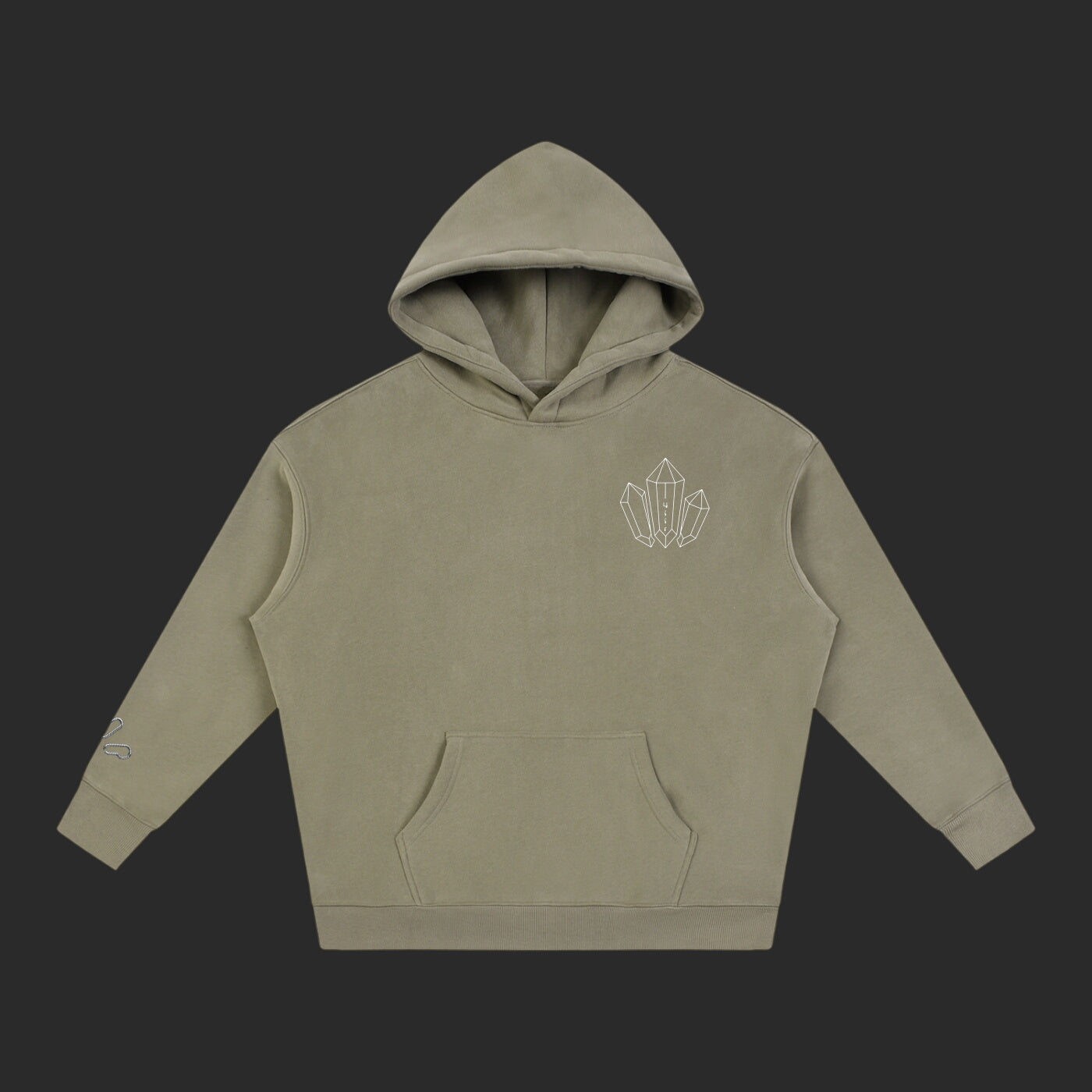 Oversize Fleeced Drip Hoodie