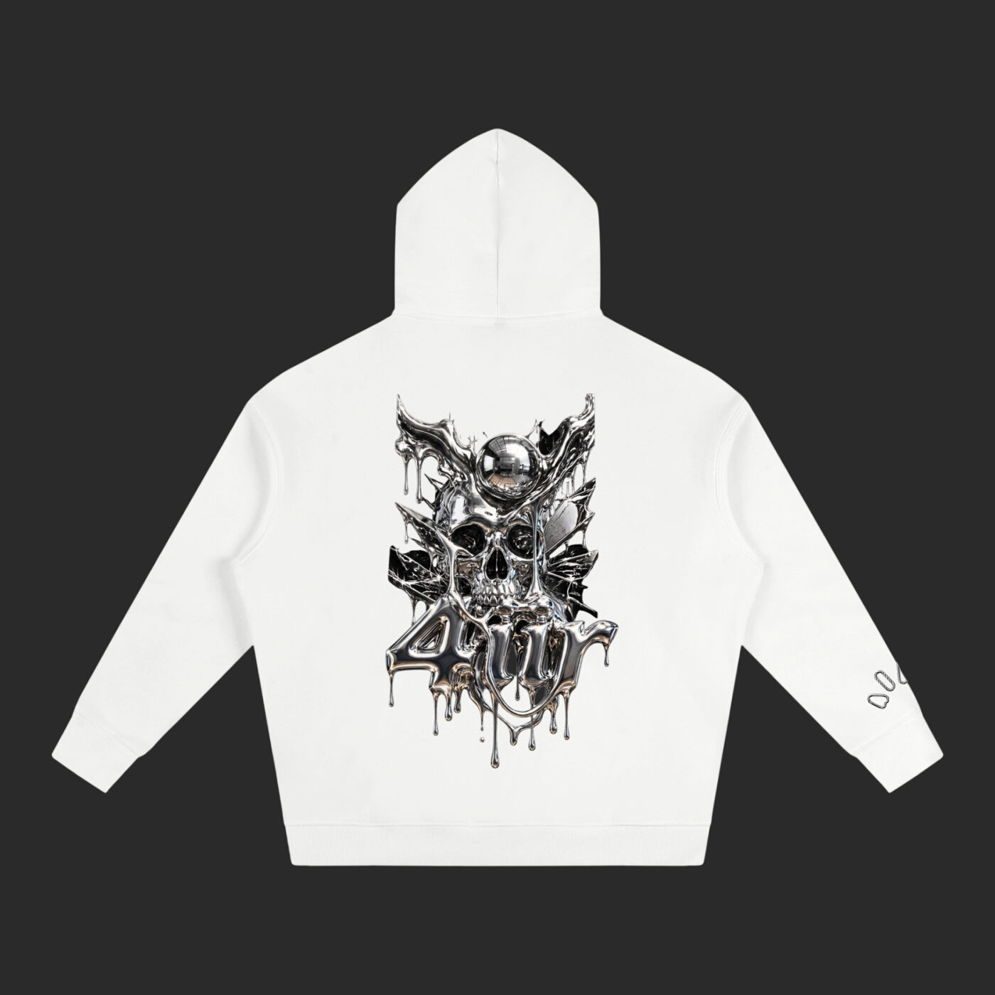 Oversize Fleeced Drip Hoodie