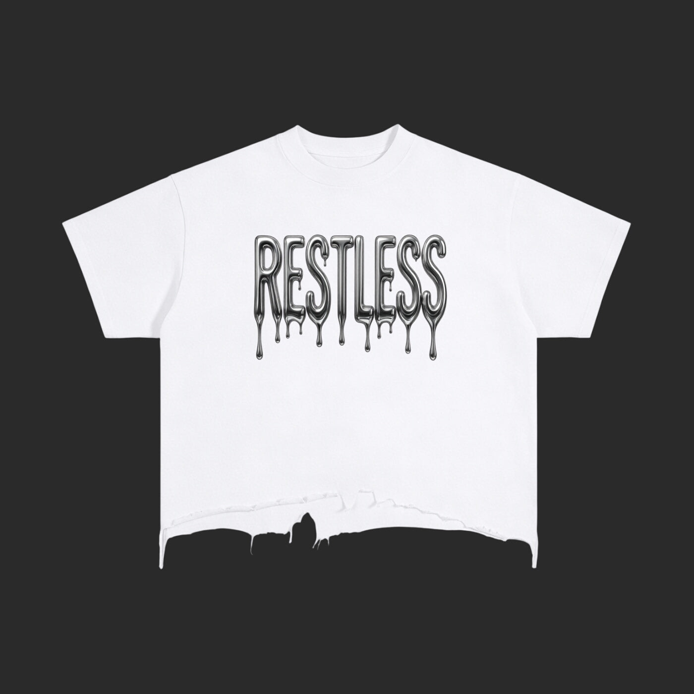 Restless Boxy Distressed T