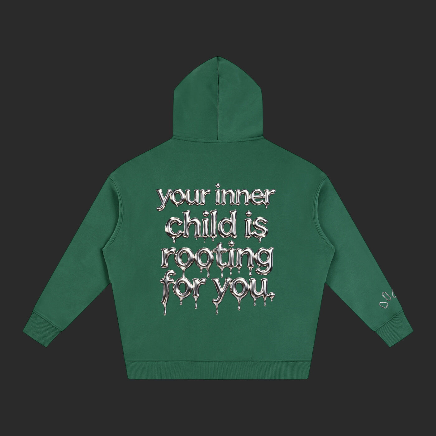 Oversize Fleeced Drip Hoodie