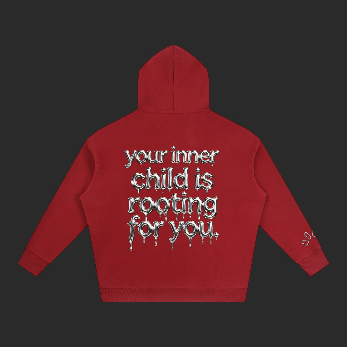 Oversize Fleeced Drip Hoodie