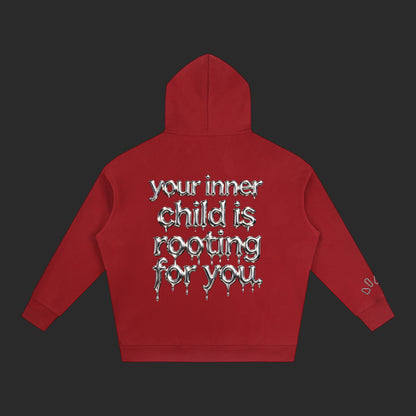 Oversize Fleeced Drip Hoodie