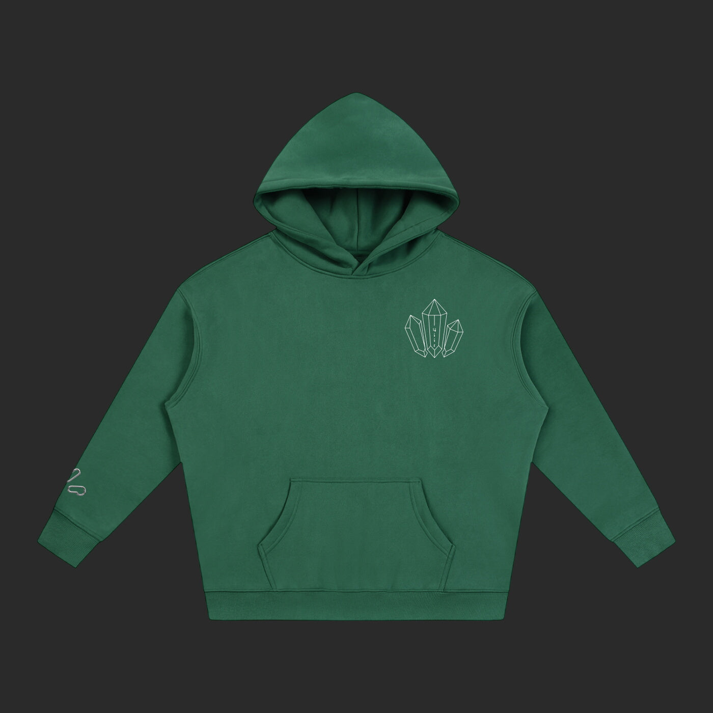 Oversize Fleeced Drip Hoodie