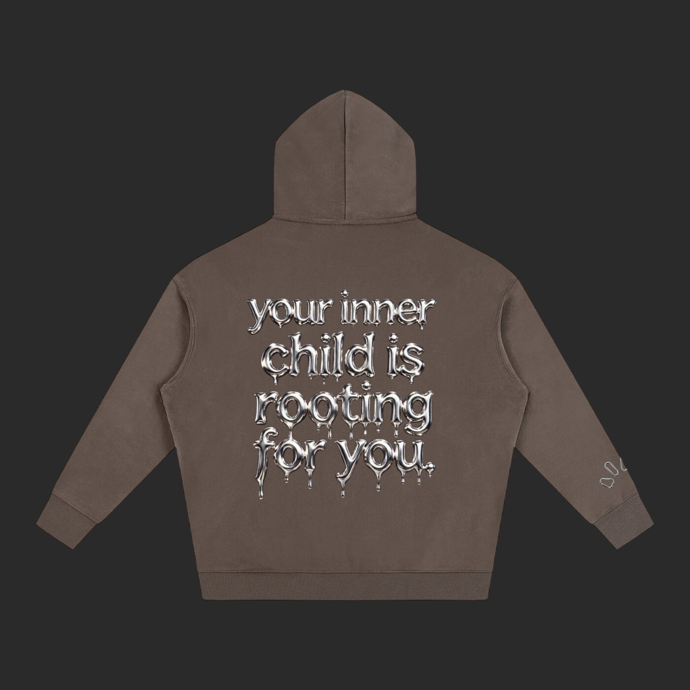 Oversize Fleeced Drip Hoodie