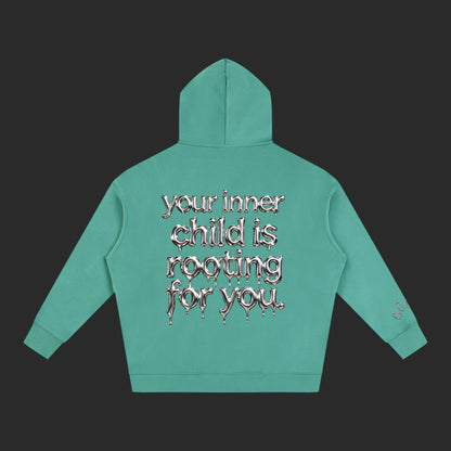 Oversize Fleeced Drip Hoodie