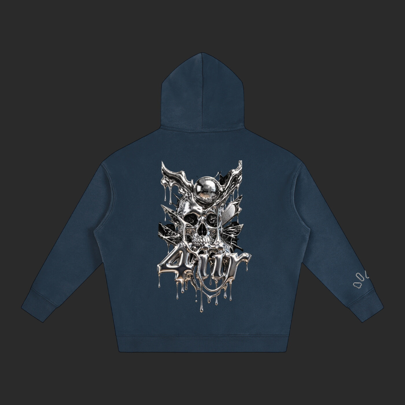 Oversize Fleeced Drip Hoodie
