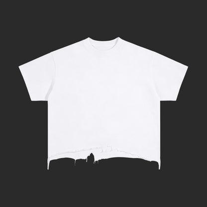 Vintage Wash Boxy Distressed Drip T