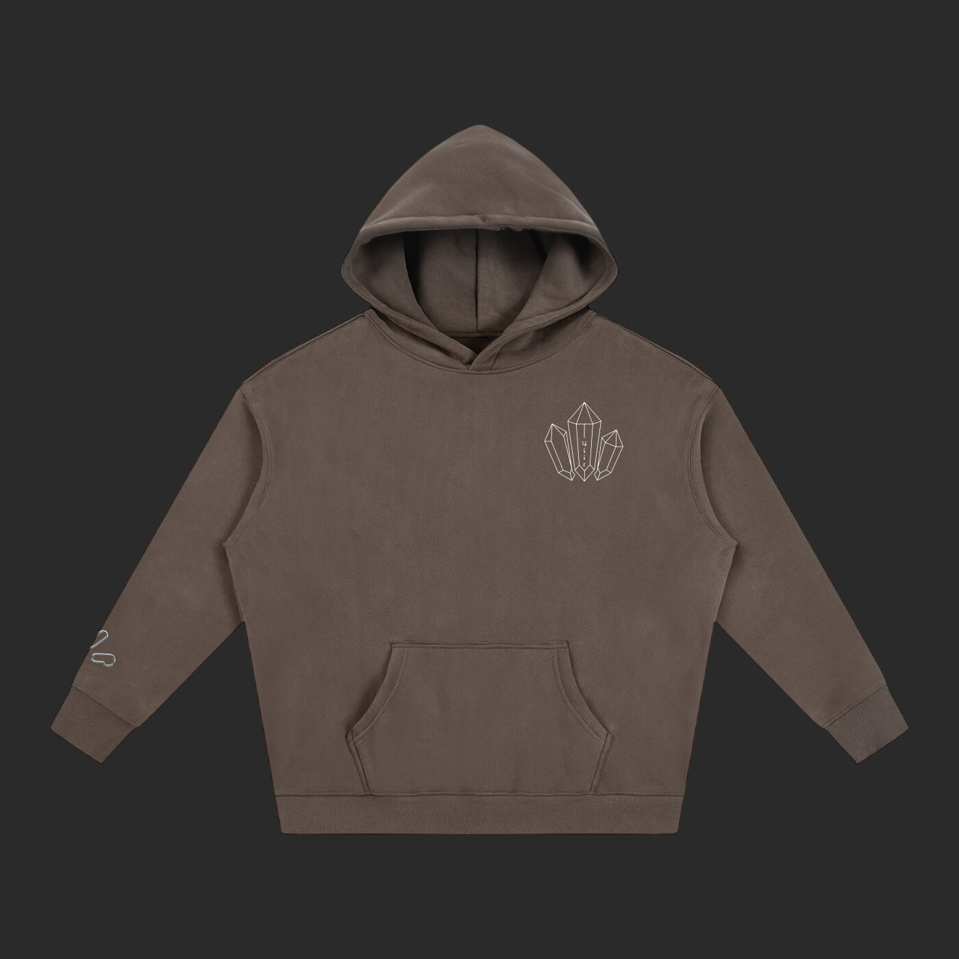 Oversize Fleeced Drip Hoodie